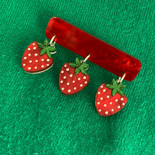 Load image into Gallery viewer, Strawberry Brooch