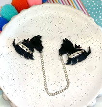 Load image into Gallery viewer, Scottie Dog Sweater Clips Red