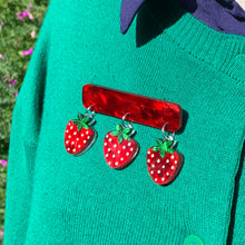 Load image into Gallery viewer, Strawberry Brooch