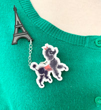 Load image into Gallery viewer, French Poodle Double Brooch