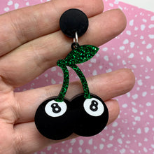 Load image into Gallery viewer, Cherry 8 Ball Earrings