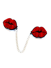 Load image into Gallery viewer, Red Lips Sweater Clips