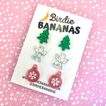 Load image into Gallery viewer, Christmas Stud Earring Pack