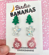Load image into Gallery viewer, Christmas Stud Earring Pack