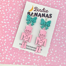 Load image into Gallery viewer, Pink Nutcracker Earrings