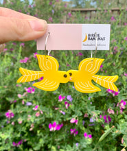 Load image into Gallery viewer, Yellow Bird Earrings
