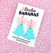 Load image into Gallery viewer, Pastel Christmas Tree Earrings