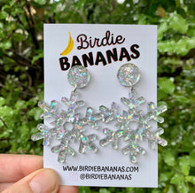 Load image into Gallery viewer, Snowflake Earrings