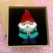 Load image into Gallery viewer, Garden Gnome Brooch