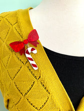 Load image into Gallery viewer, Candy Cane Brooch