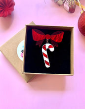 Load image into Gallery viewer, Candy Cane Brooch