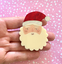 Load image into Gallery viewer, Santa Christmas Brooch