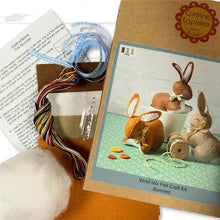 Load image into Gallery viewer, Bunnies Felt Craft Kit