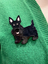 Load image into Gallery viewer, Black Westie Dog Brooch