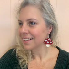 Load image into Gallery viewer, Mushroom Earrings