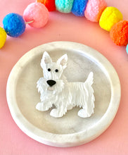 Load image into Gallery viewer, White Westie Dog Brooch