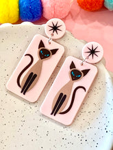 Load image into Gallery viewer, Mid Century Cat Earrings