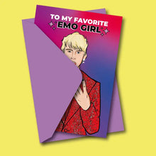 Load image into Gallery viewer, Machine Gun Kelly Favourite Emo Girl Birthday Card