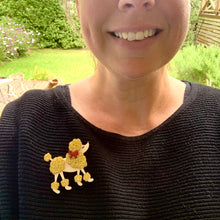 Load image into Gallery viewer, Christmas Poodle Brooch