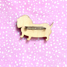 Load image into Gallery viewer, Sausage Dog Brooch