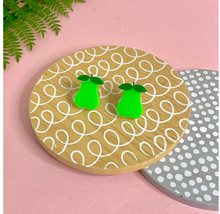Load image into Gallery viewer, Pear Stud Earrings