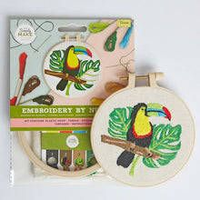Load image into Gallery viewer, Toucan Embroidery By Numbers Craft Kit