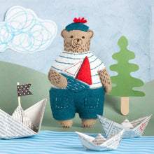 Load image into Gallery viewer, Marcel the Sailor Bear Felt Craft Mini Kit