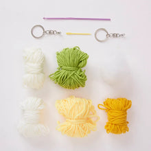 Load image into Gallery viewer, Crochet Key Ring Craft Kit - Lemon and Lime