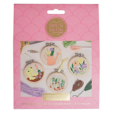 Load image into Gallery viewer, Garden Embroidery Craft Kit