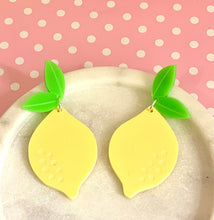 Load image into Gallery viewer, Lemon Earrings