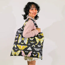 Load image into Gallery viewer, Moths Art Sack Reusable Shopping Tote
