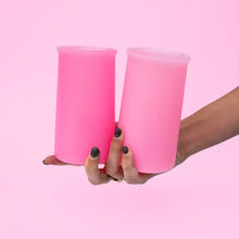 Load image into Gallery viewer, Pink Petalo Stegg Highball Silicon Glasses