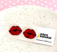 Load image into Gallery viewer, Hot Lips Stud Earrings