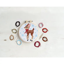 Load image into Gallery viewer, Retro Deer Cross Stitch Kit