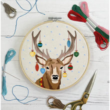 Load image into Gallery viewer, Stag Embroidery Craft Kit