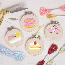 Load image into Gallery viewer, Sweet Treats Embroidery Craft Kit
