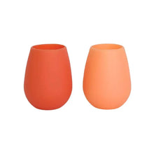 Load image into Gallery viewer, Terracotta and Peach Silicon Unbreakable Glasses
