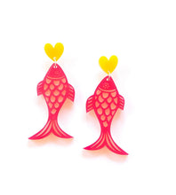 Load image into Gallery viewer, Colorful Fish Earrings