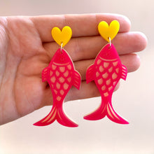 Load image into Gallery viewer, Colorful Fish Earrings