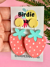 Load image into Gallery viewer, Pastel Strawberry Earrings