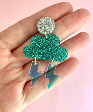 Load image into Gallery viewer, lighning bolt earrings