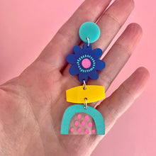 Load image into Gallery viewer, colourful acrylic earrings melbourne