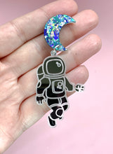 Load image into Gallery viewer, acrylic astronaut earrings melbourne