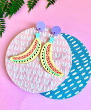 Load image into Gallery viewer, Pastel Banana Earrings