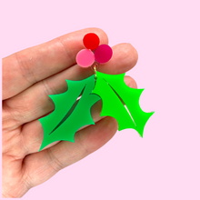Load image into Gallery viewer, colourful christmas earrings