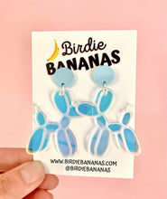 Load image into Gallery viewer, Iridescent Balloon Poodle Earrings
