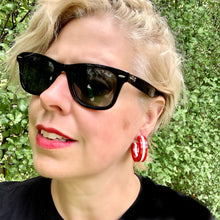 Load image into Gallery viewer, Striped Retro Hoops available in 4 Colours
