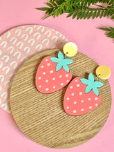 Load image into Gallery viewer, Pastel Strawberry Earrings