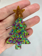 Load image into Gallery viewer, novelty christmas tree earrings