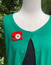 Load image into Gallery viewer, acrylic telephone brooch
